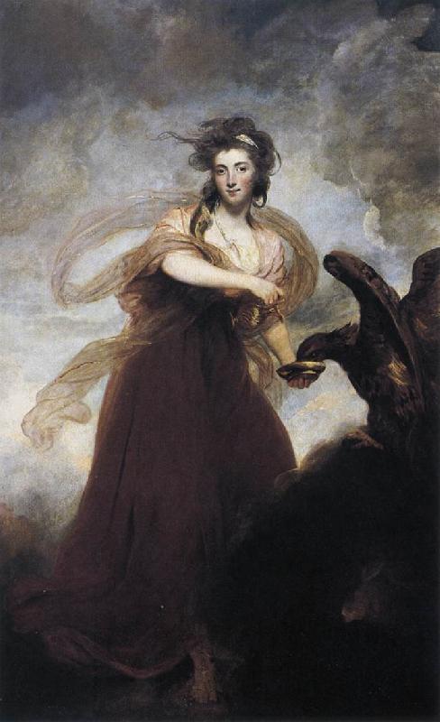REYNOLDS, Sir Joshua Mrs. Musters as Hebe f France oil painting art